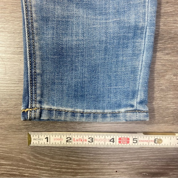 American Eagle Tomgirl Distressed Jeans‎ Size 2 Regular Light Wash - Picture 5 of 14